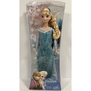NEW Disney Frozen Sparkle Princess Elsa Doll 2013 By Mattel NIB